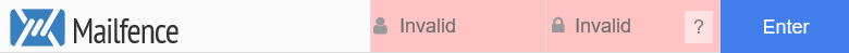 Username of password turns red