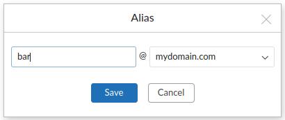 custom domain based address
