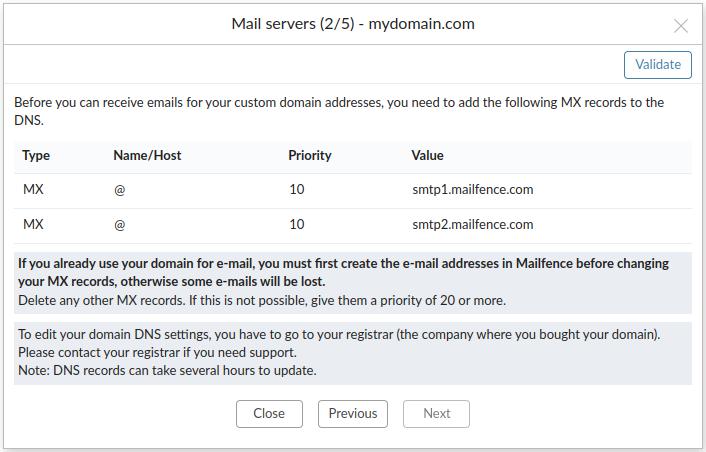 custom address