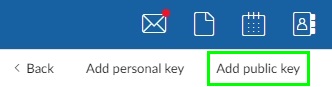 import openpgp personal and public key