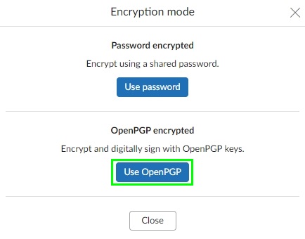 send an openpgp encrypted and signed email