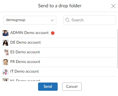 how to use a drop folder