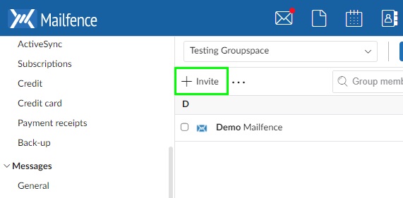 how to use mailfence groups