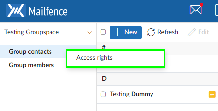 How to use Mailfence Contacts