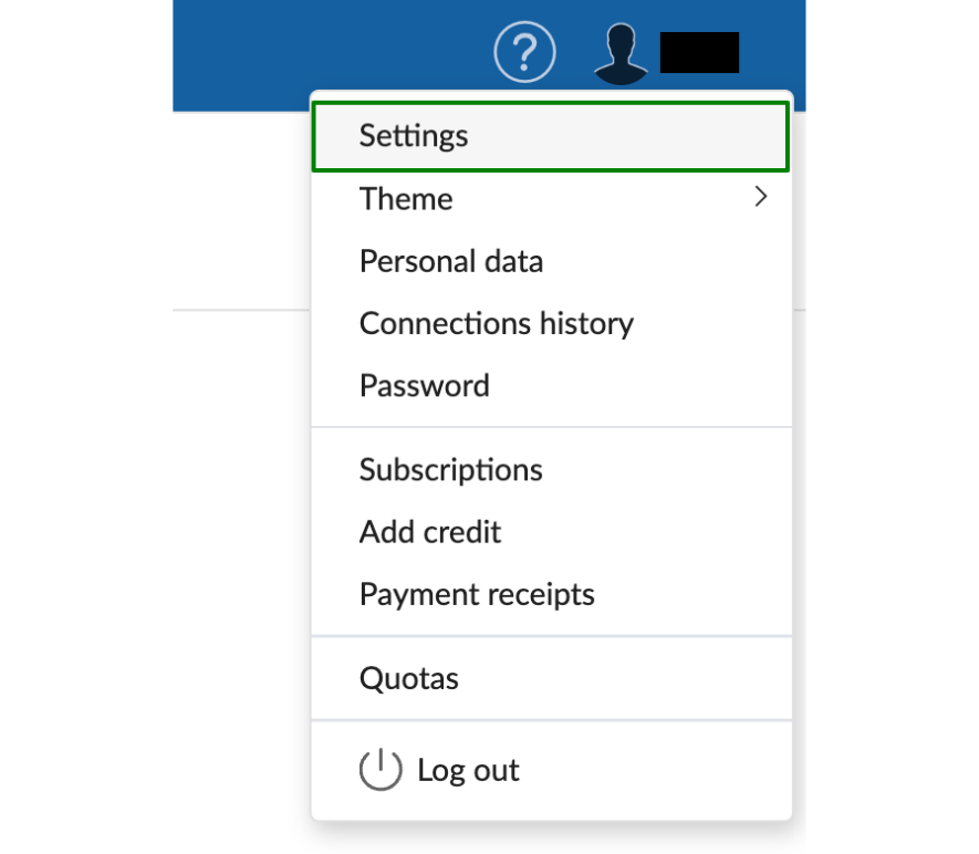 captura de ecra de como realizar o processo de backup dos seus contatos