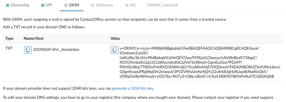 spoofing defense - DKIM